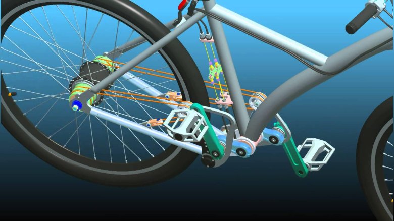 Chainless stringbike