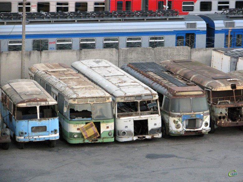 Списанные автобусы мосгортранс