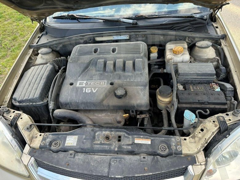 Моторный отсек шевроле лачетти 1.6