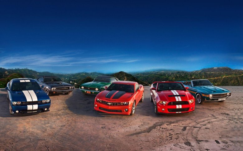 Форд мустанг шевроле камаро и додж челленджер