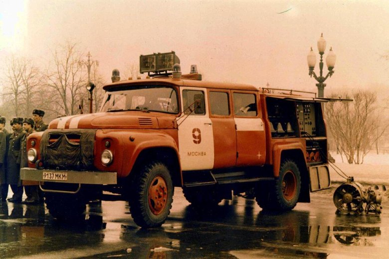 Зил 130 пожарный автомобиль