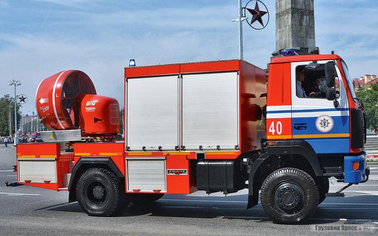 Автомобиль дымоудаления ад (маз 5309)