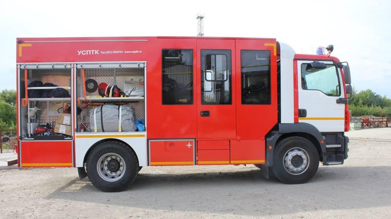 Пожарный автомобиль газодымозащитной службы