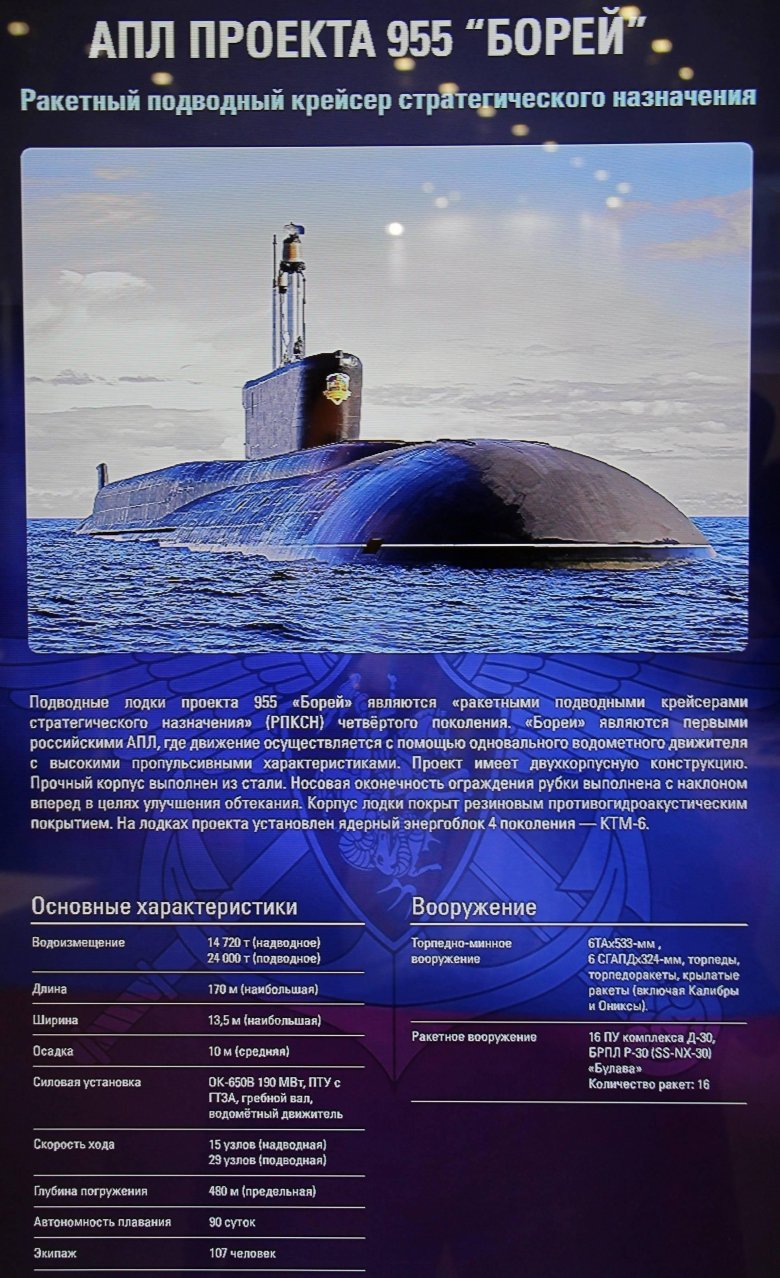 Подводные лодки проекта борей