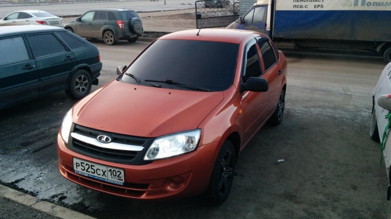 Лада гранта оранжевая 2014г