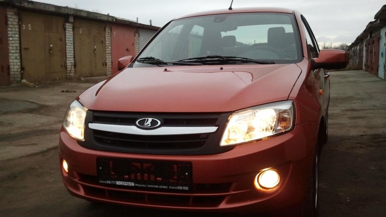 Лада гранта 2013 красная