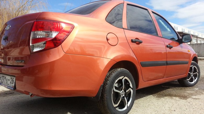 Лада гранта оранжевая