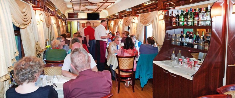 Ретро поезд сортавала рускеала вагон ресторан