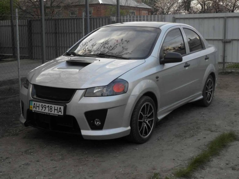 Обвес шевроле авео т250