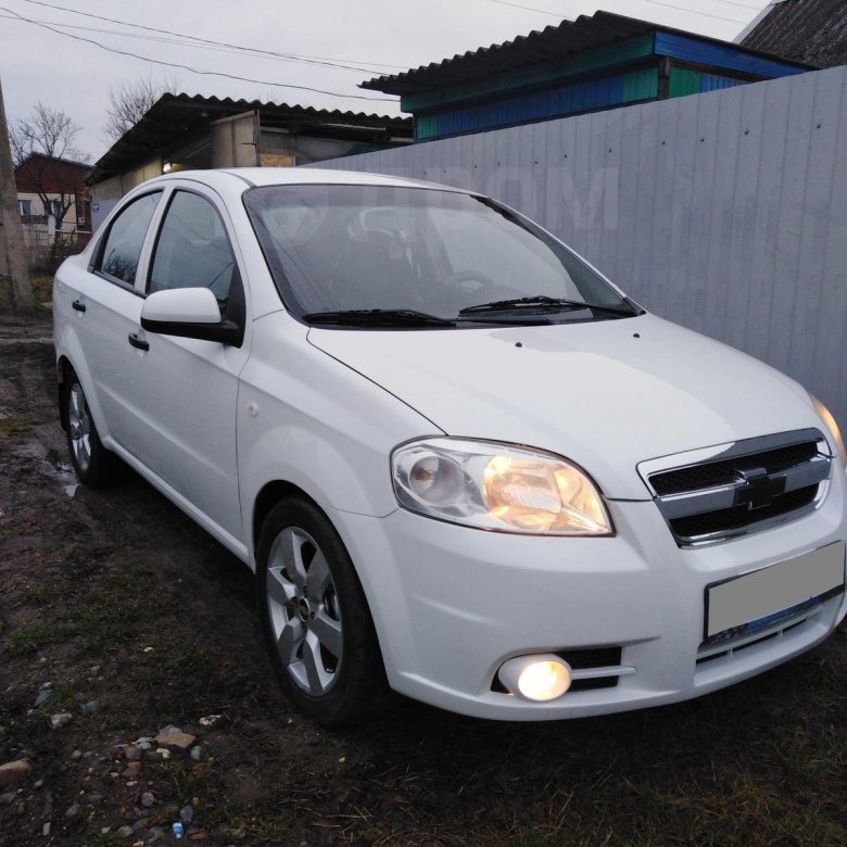 Шевроле авео 2011 белая седан