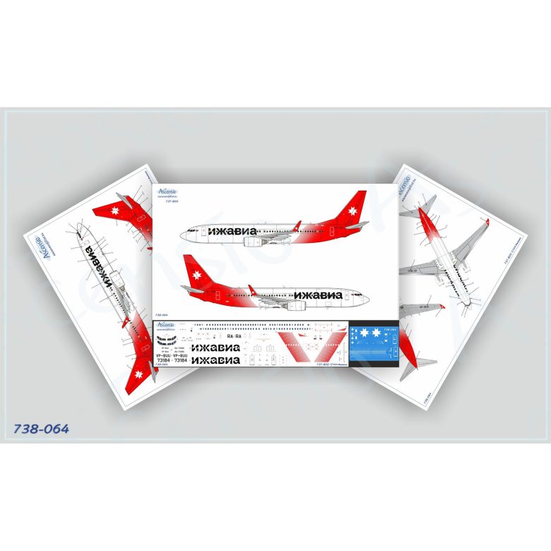 Декали авиация 1/144 ascensio