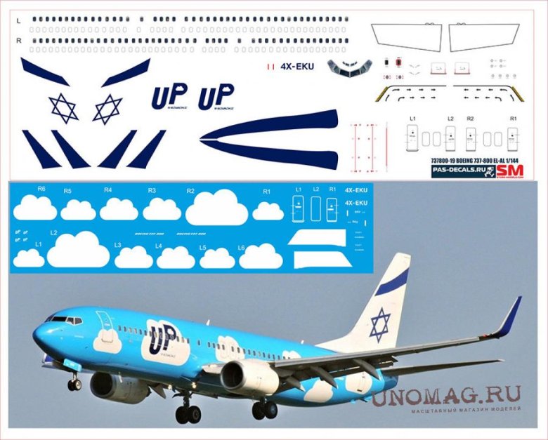 Декали на боинг 737