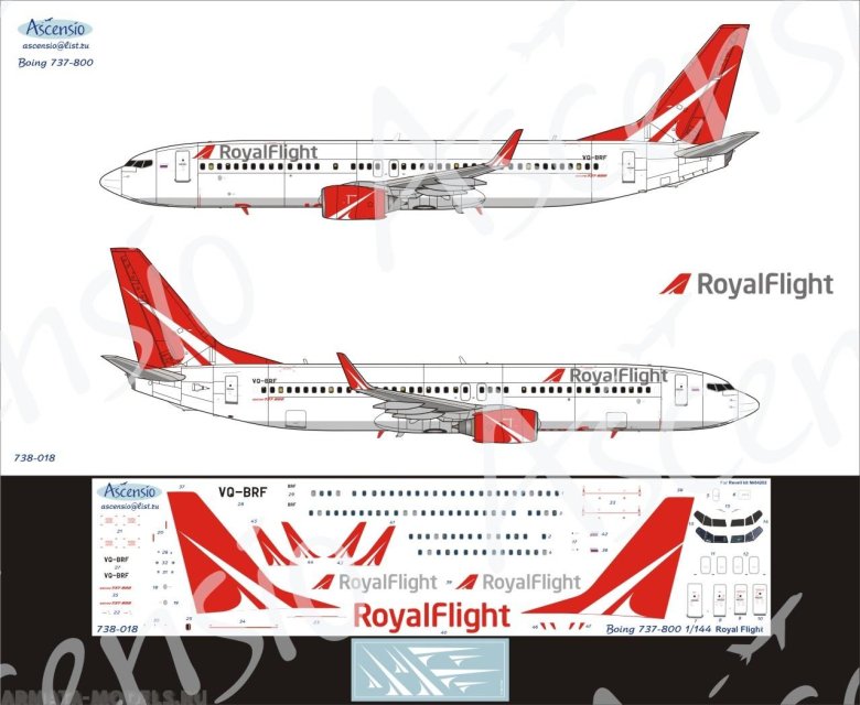 Декаль ascensio 767