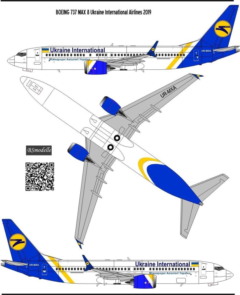 Боинг 737-800 модель декали