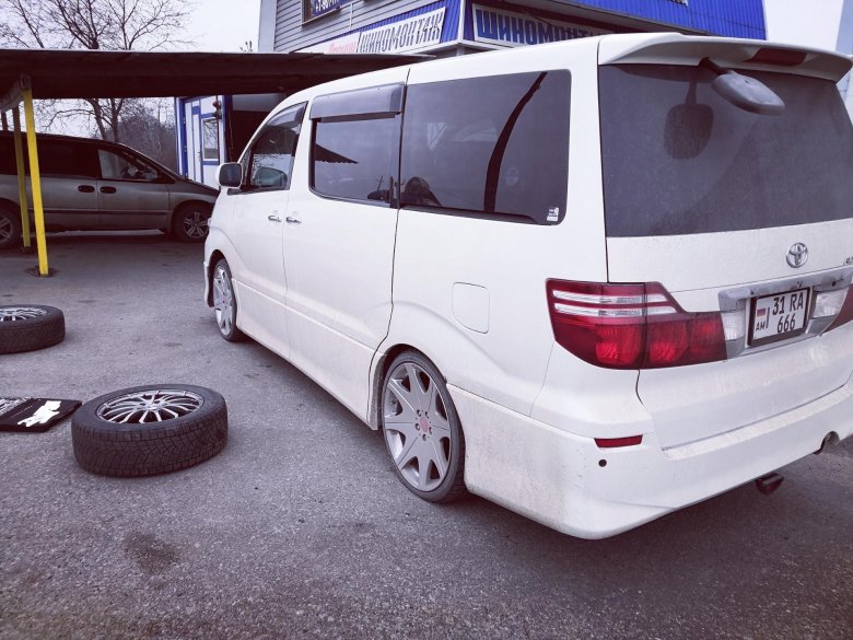 Тойота альфард клиренс