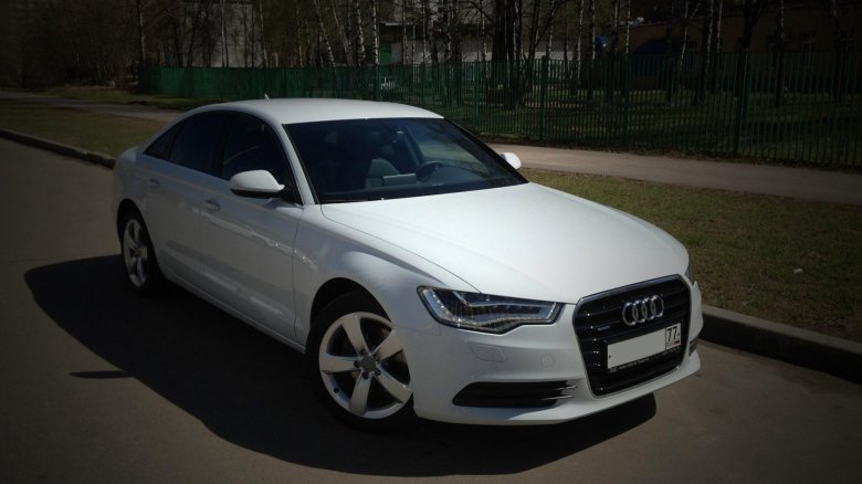 Ауди а6 с7 белая