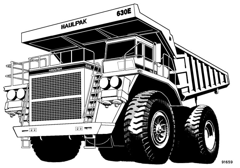 Белаз 75710 раскраска