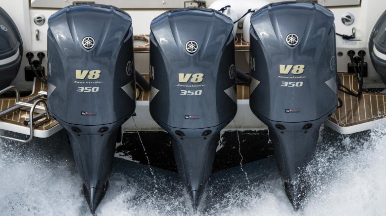 Yamaha 350 v8 лодочный мотор