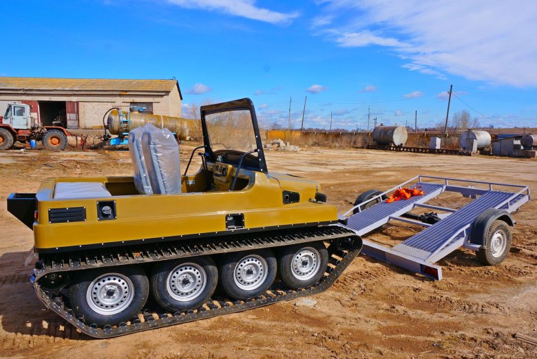 Гусеничный болотоход медведь