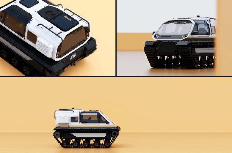 Гусеничный снегоболотоход терраника