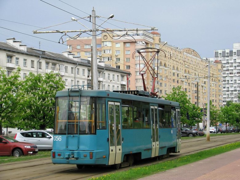 Новый трамвай минск