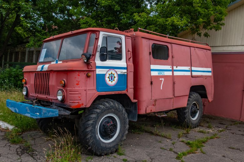 Газ 66 пожарная машина