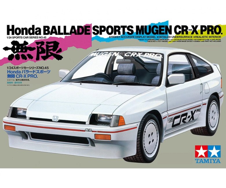 Tamiya 1/24 honda ballade sports cr-x 1.5i
