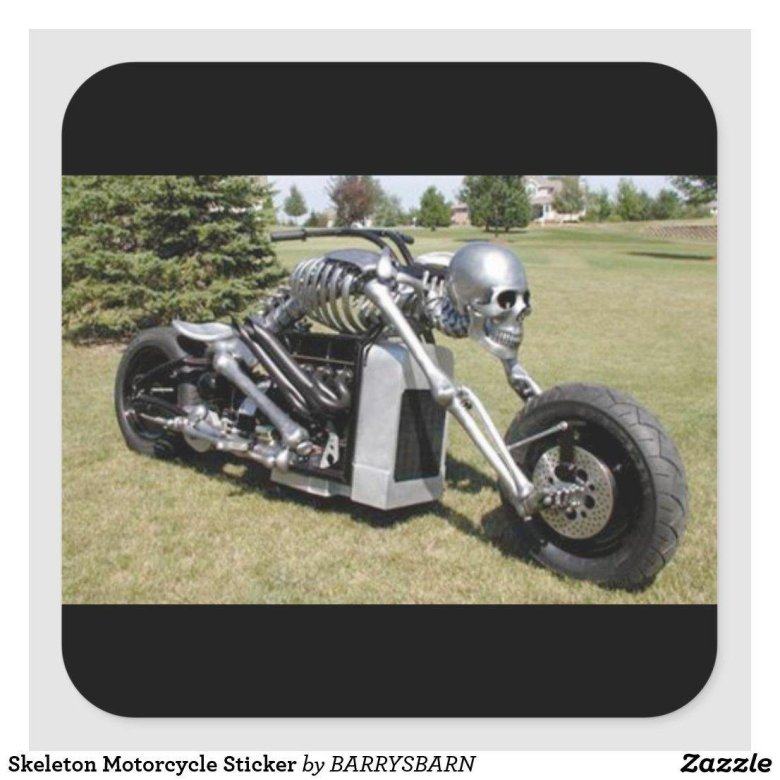 Скелет на харлей дэвидсон