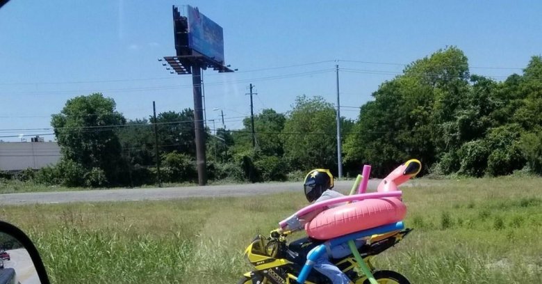 Мотоцикл смешной