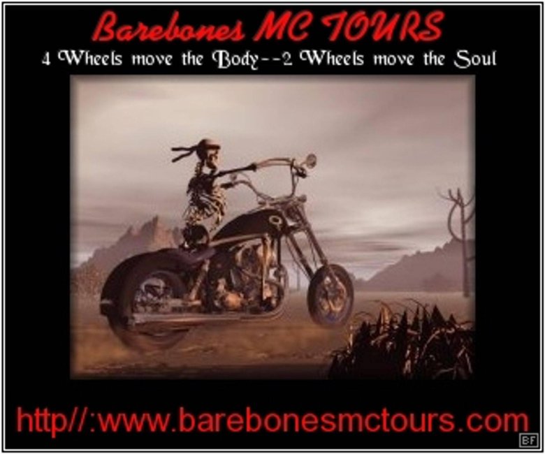 Скелет на мотоцикле