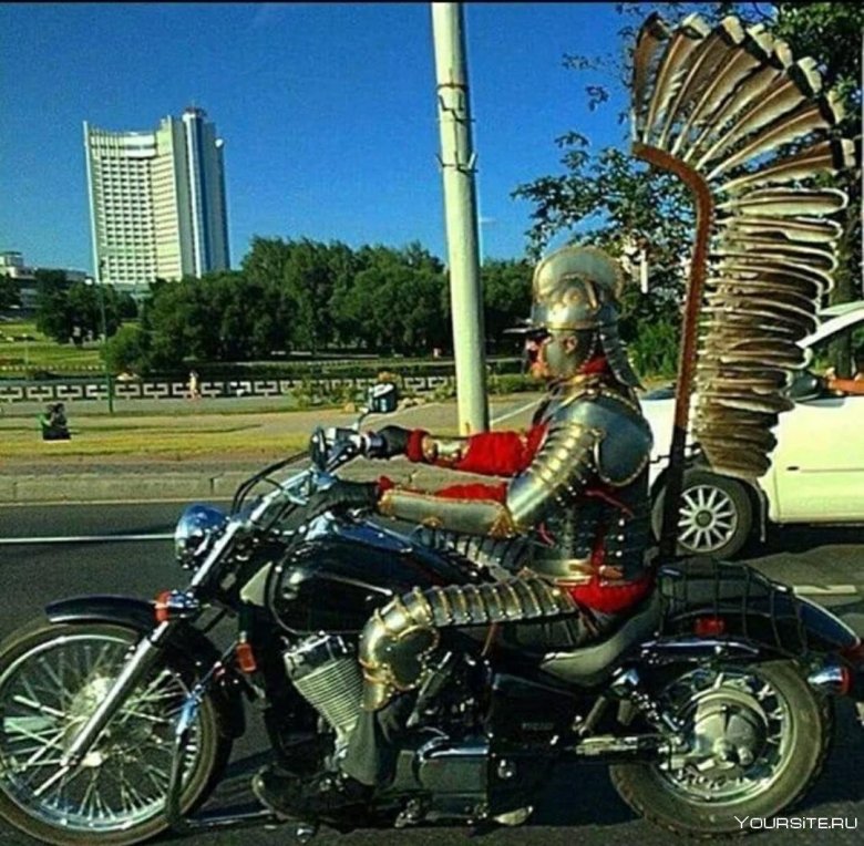 Смешной мотоцикл