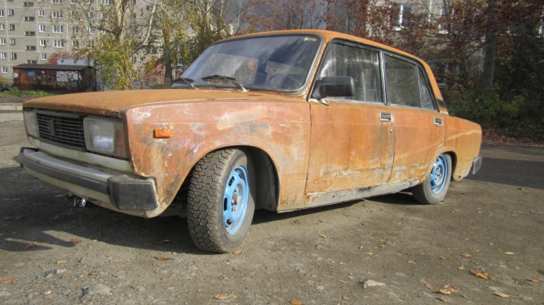 Ваз 2107 ржавая