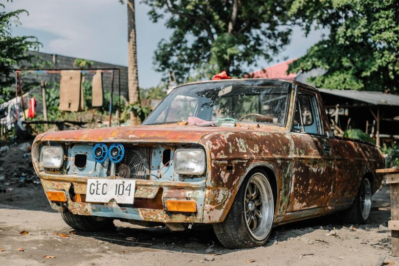 Ржавые машины стиль