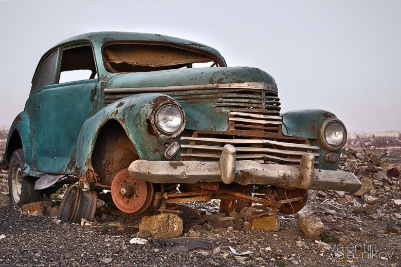 Машина ржавая