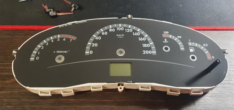 Пересвет приборной панели лада калина 1