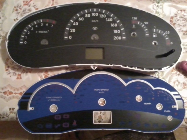 Приборная панель калина 1