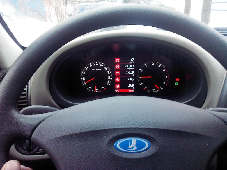 Приборная панель калина спорт 1