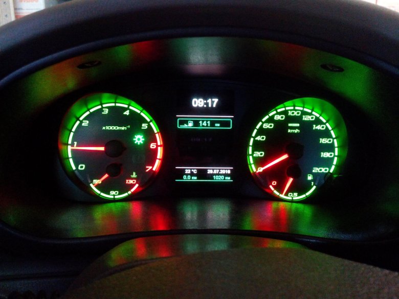 Приборная панель лада калина