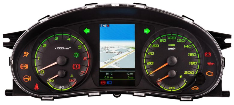 Приборная панель лада приора с навигацией