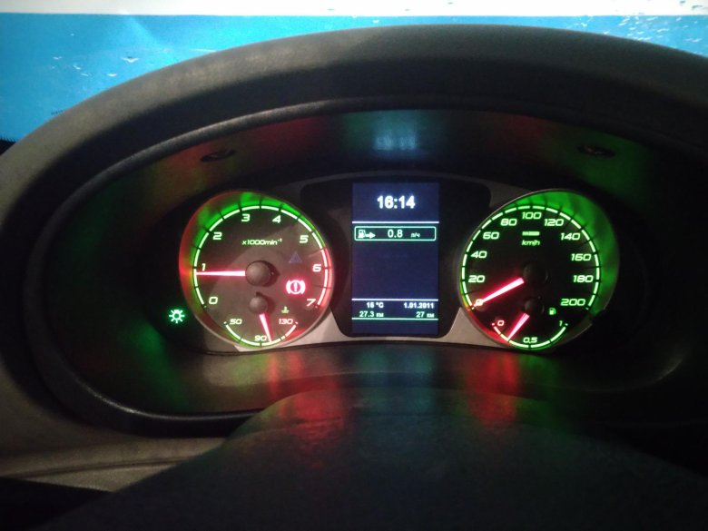 Панель приборов лада калина