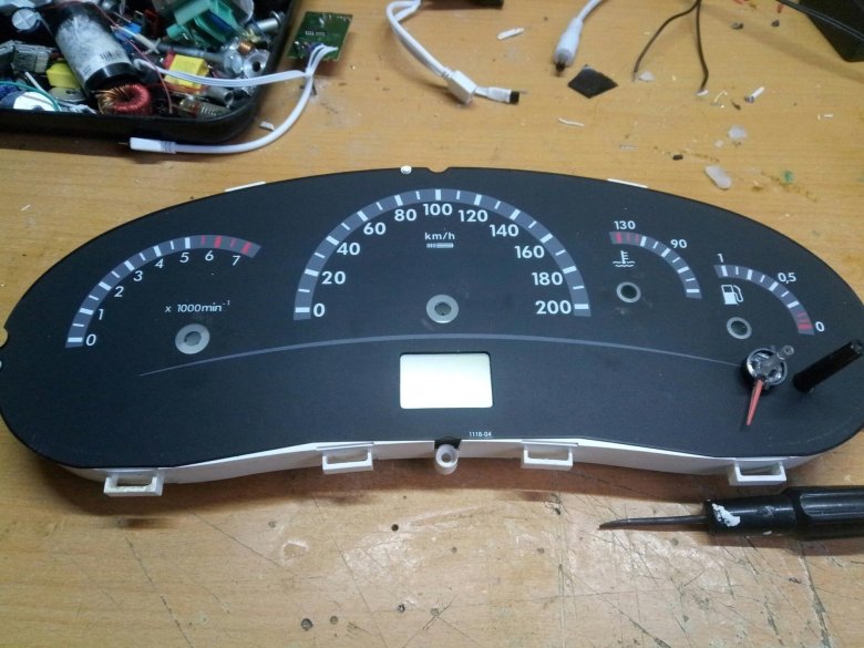 Приборка лада калина 1