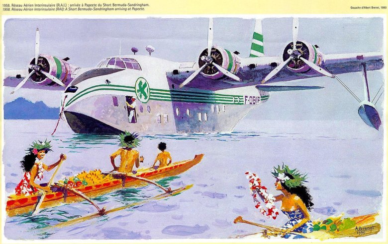 Самолет на таити