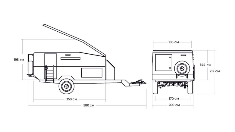 Прицеп conqueror uev 490