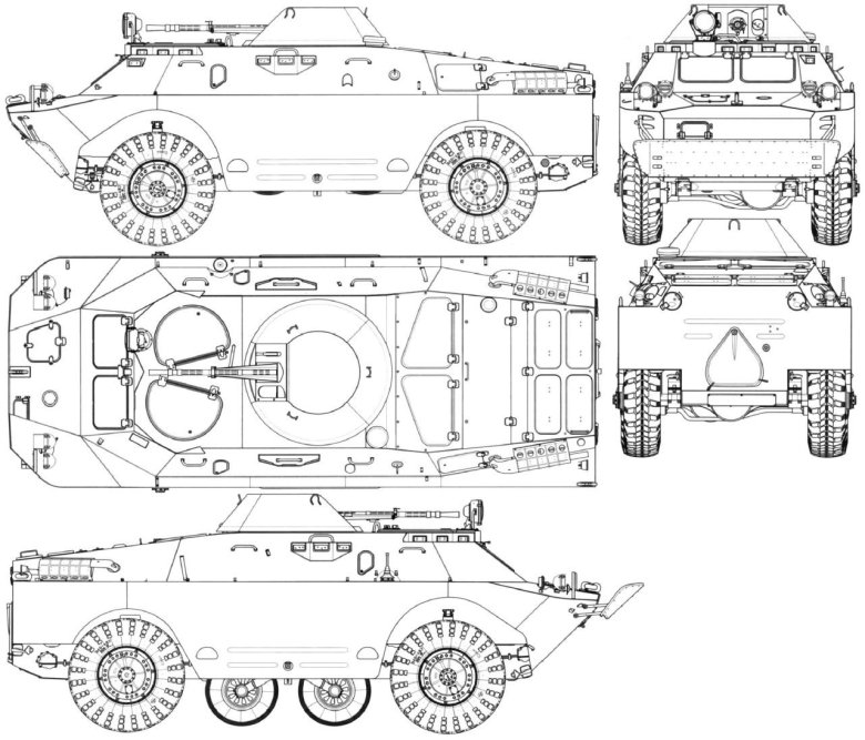 Бронетранспортер бтр 80