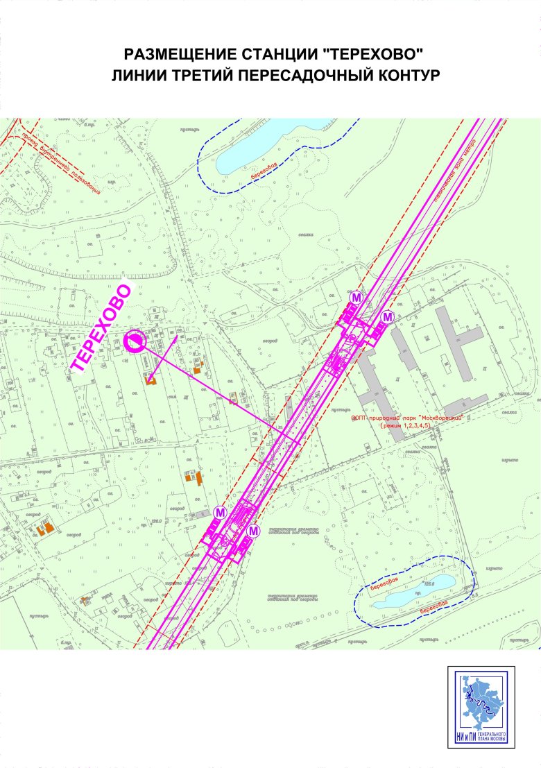 Станция метро терехово на карте