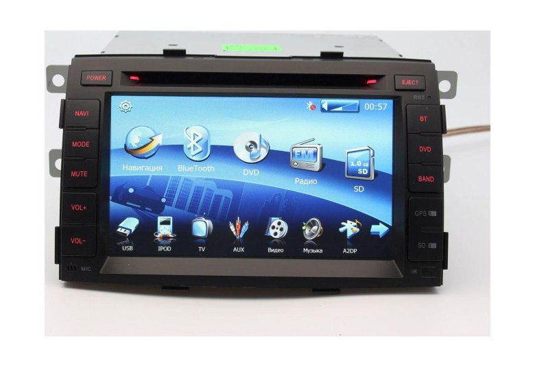 Штатная магнитола киа соренто 2011