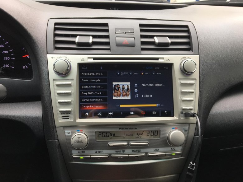 Toyota camry 2010 магнитола штатная