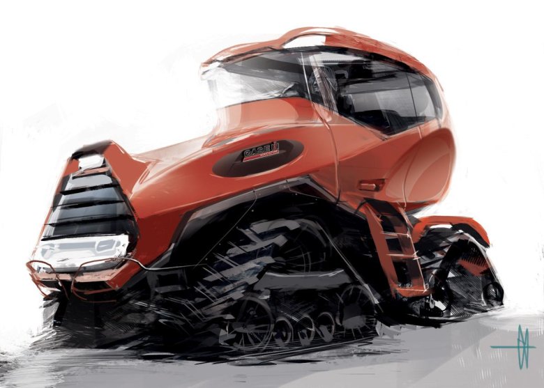 Беспилотный трактор case ih