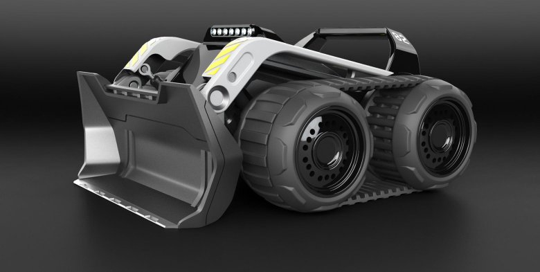 Футуристический трактор