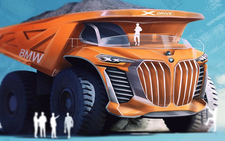 Тягач бмв концепт